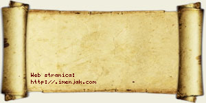 Isidor Slepčević vizit kartica